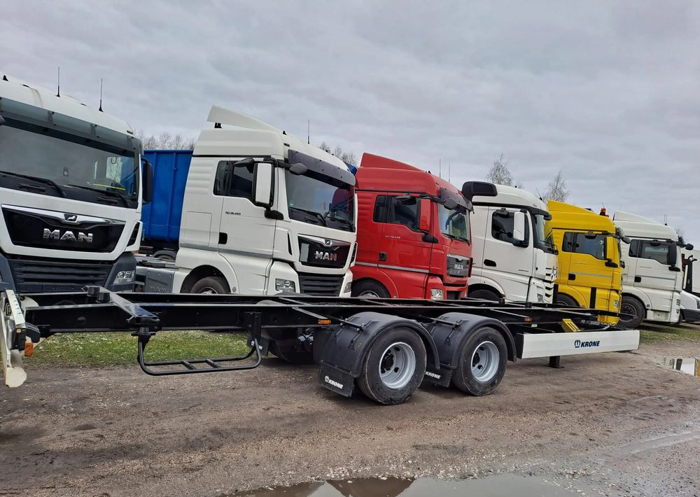 Krone Przyczepa Tandem Krone - Прицеп-контейнеровоз/ Сменный кузов: фото 1 Krone Przyczepa Tandem Krone - Прицеп-контейнеровоз/ Сменный кузов: фото 1