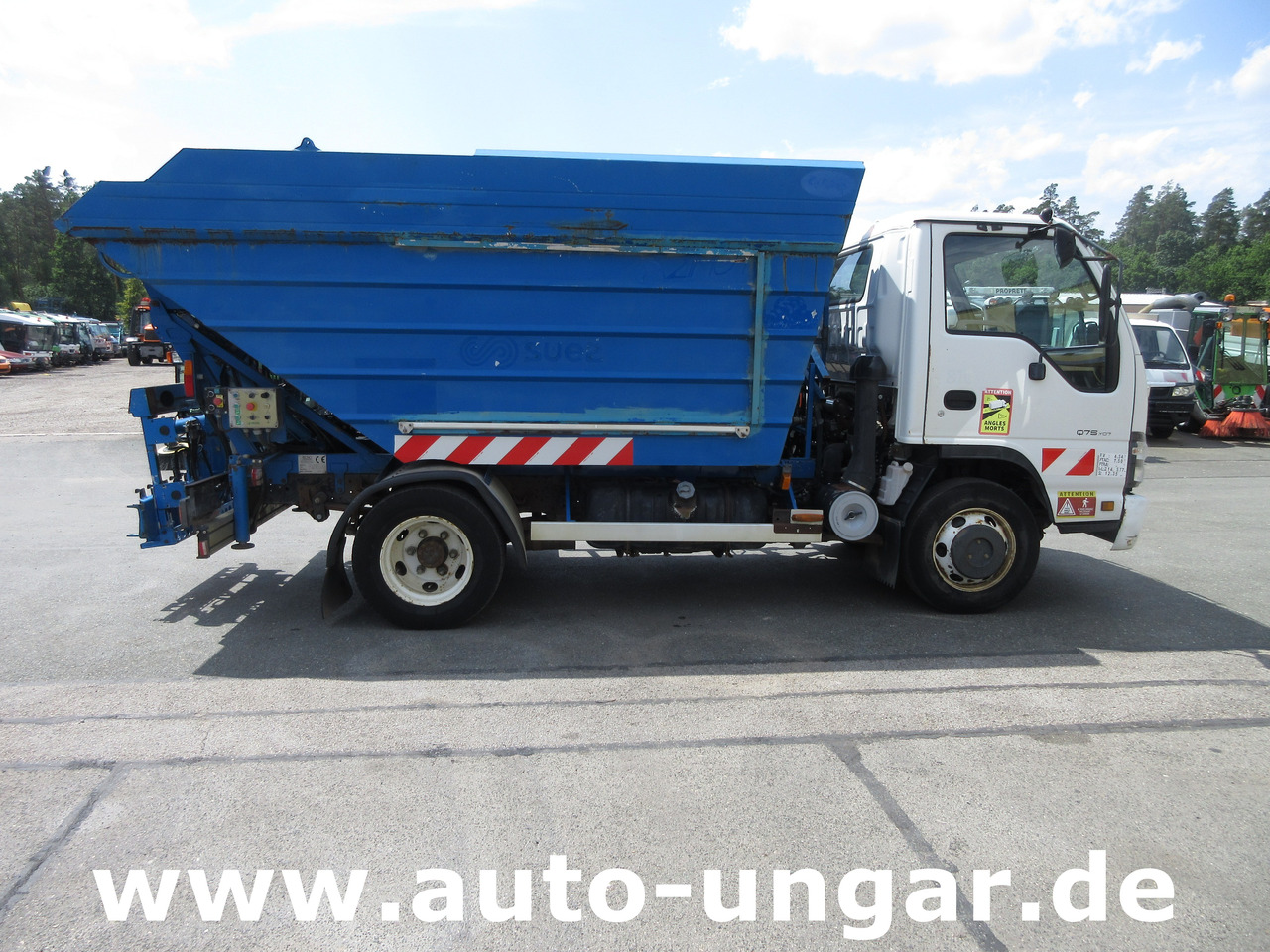 Мусоровоз ISUZU NQR Smoother Q75 Y07 Müllwagen 8m³ TECNO 7.500kg Kipper Presse Lifter: фото 7