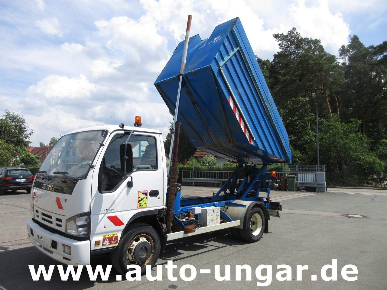 Мусоровоз ISUZU NQR Smoother Q75 Y07 Müllwagen 8m³ TECNO 7.500kg Kipper Presse Lifter: фото 22