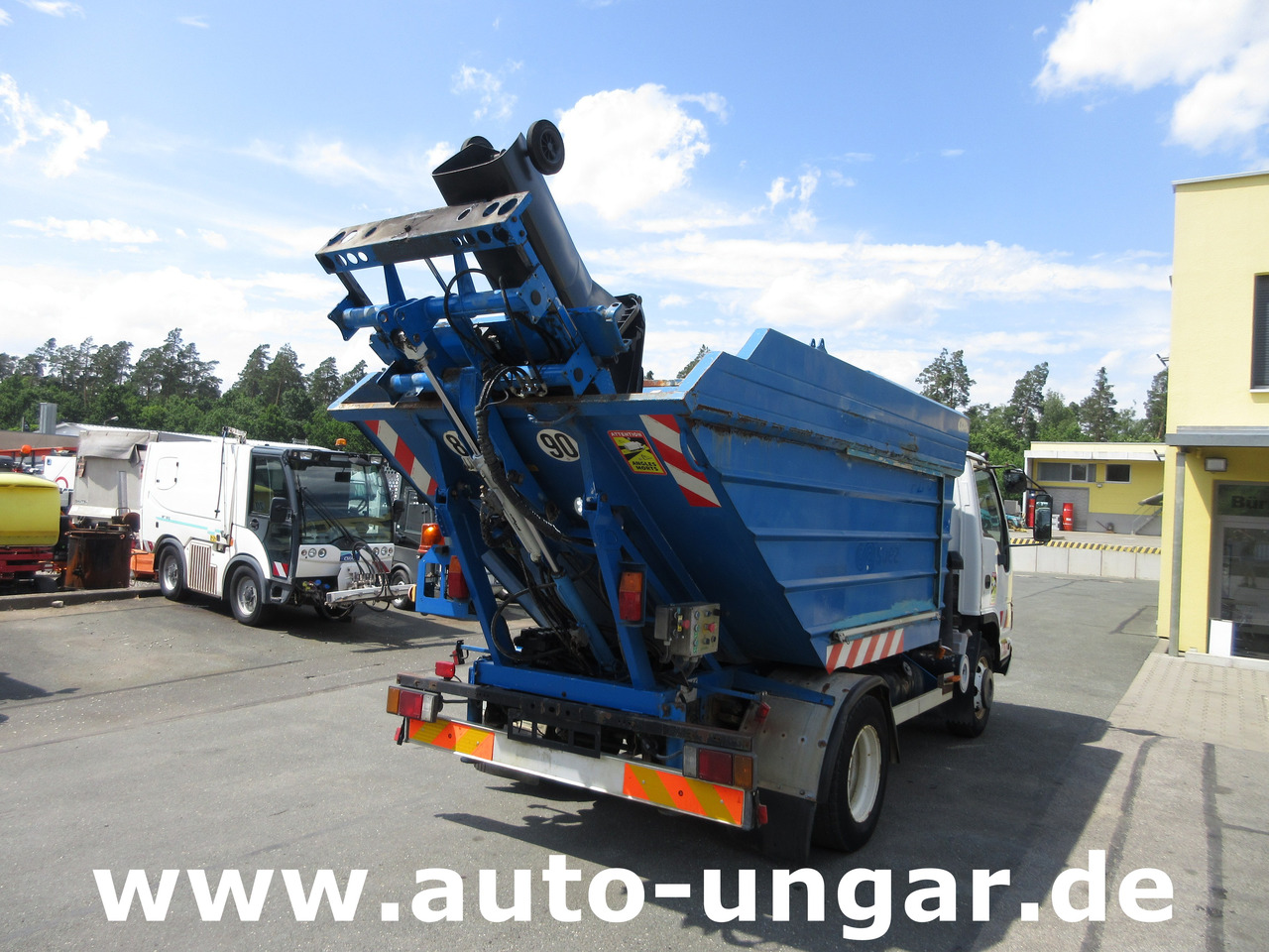 Мусоровоз ISUZU NQR Smoother Q75 Y07 Müllwagen 8m³ TECNO 7.500kg Kipper Presse Lifter: фото 27
