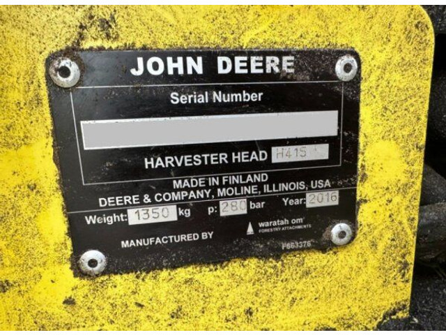 John Deere 1470E 6W +(2016) H415 - Харвестер: фото 5 John Deere 1470E 6W +(2016) H415 - Харвестер: фото 5