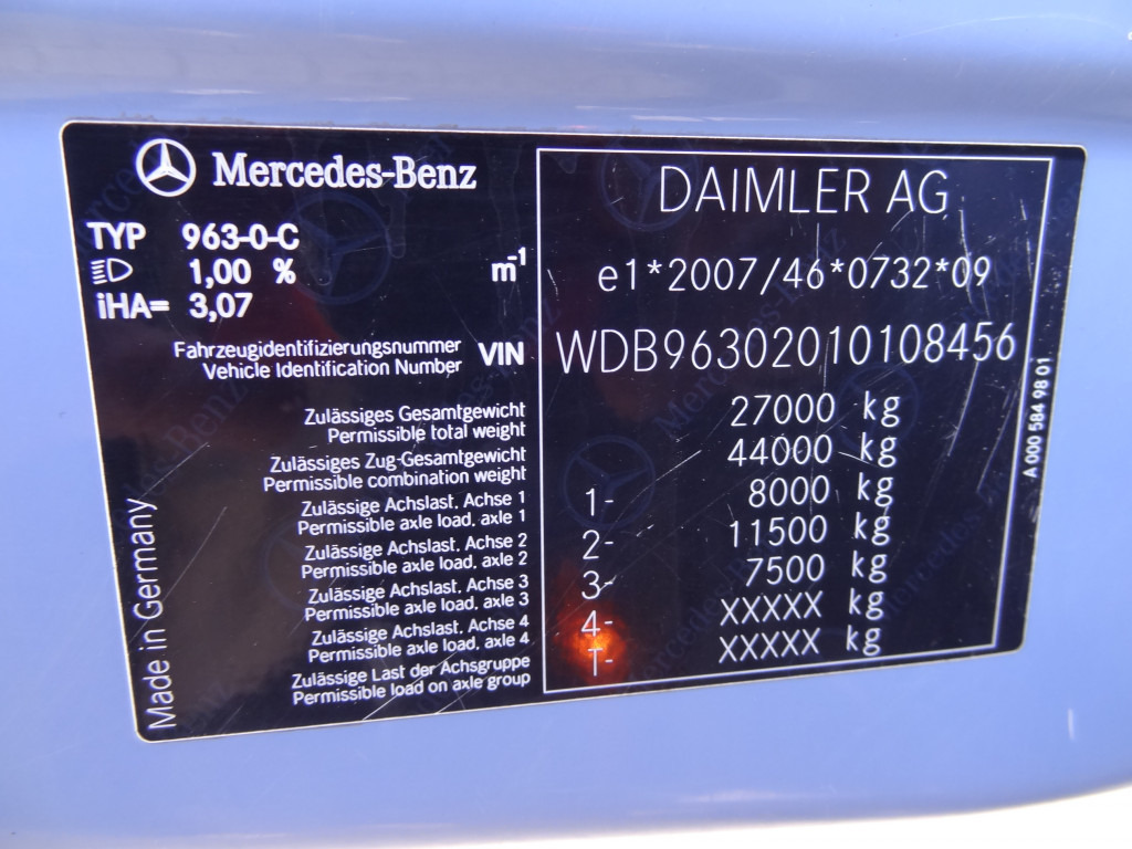 Грузовик бортовой/ Платформа, Автоманипулятор Mercedes-Benz Actros 2533 6X2 HMF 1820 Langmaterial: фото 7