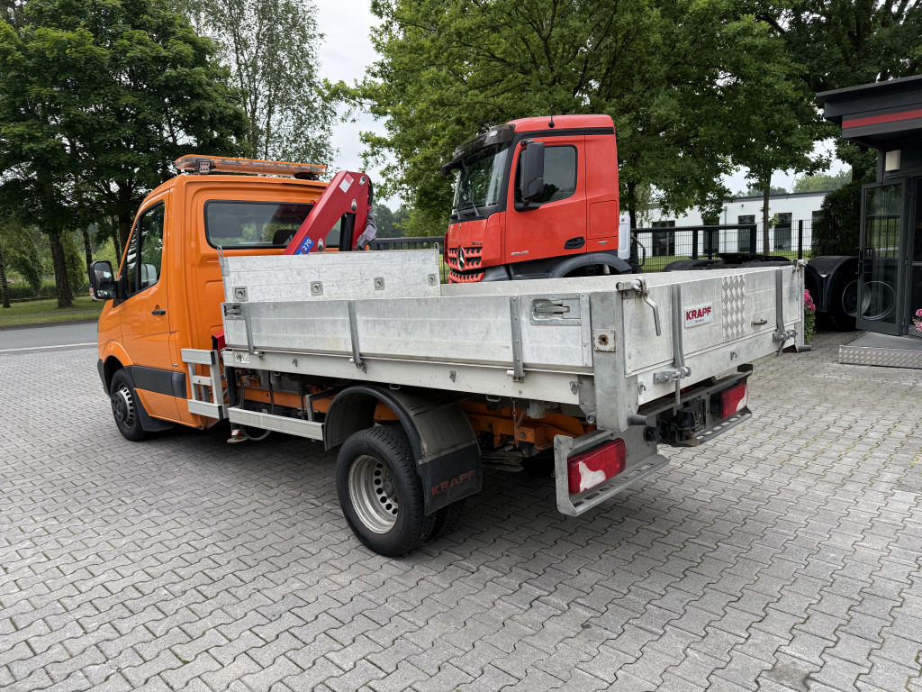 Малотоннажный самосвал Mercedes-Benz Sprinter 516 Kipper mit Kran HMF 270: фото 12