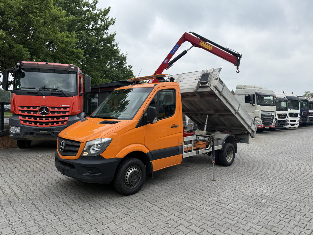 Малотоннажный самосвал Mercedes-Benz Sprinter 516 Kipper mit Kran HMF 270: фото 14