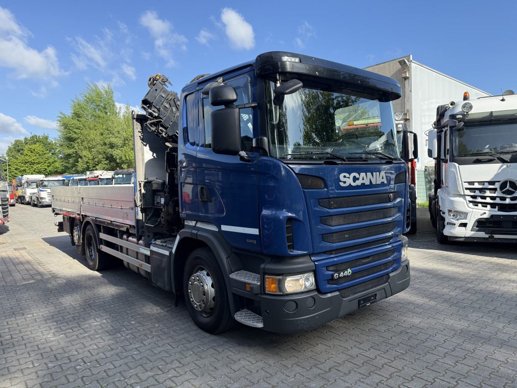 Грузовик бортовой/ Платформа, Автоманипулятор Scania G440 6X2*4 HIAB 166 bis 16.50 Meter: фото 9