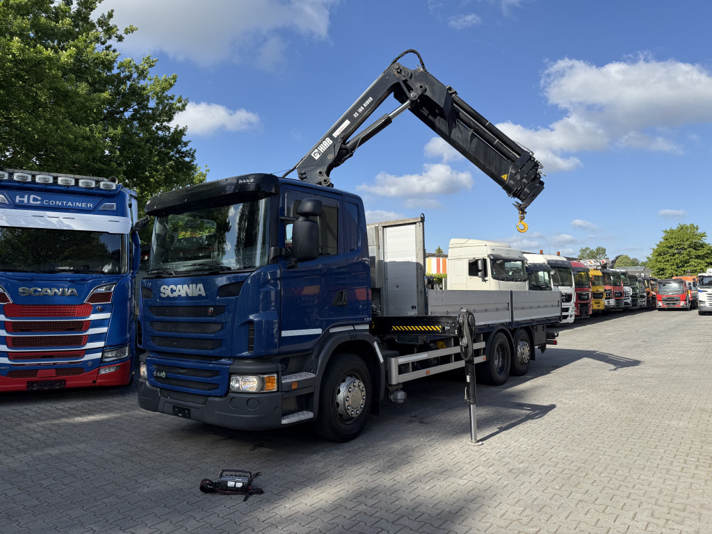 Грузовик бортовой/ Платформа, Автоманипулятор Scania G440 6X2*4 HIAB 166 bis 16.50 Meter: фото 13