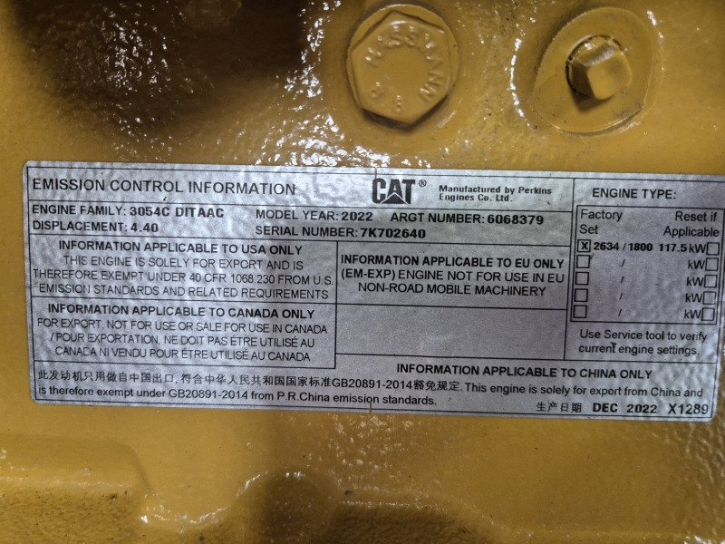 Новый Двигатель для Промышленного оборудования Caterpillar  3054C DITAAC Engine + Radiator: фото 11