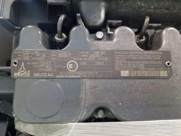 Двигатель для Строительной техники Deutz D2011 L04 Engine (Plant): фото 11
