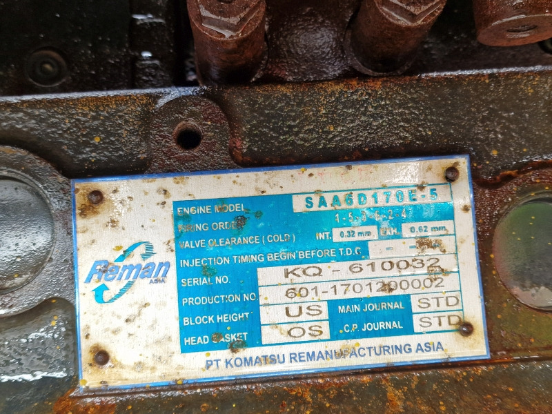 Komatsu SAA6D170E-5 Engine (Plant) - Двигатель для Строительной техники: фото 2 Komatsu SAA6D170E-5 Engine (Plant) - Двигатель для Строительной техники: фото 2