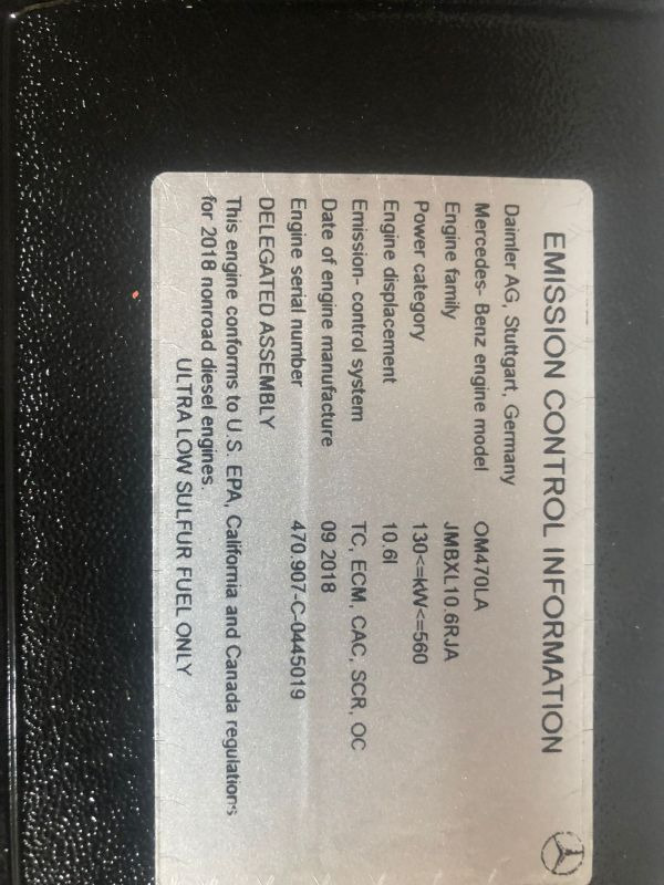 Новый Двигатель для Грузовиков Mercedes Benz OM470LA Actros Engine (Truck) New: фото 12