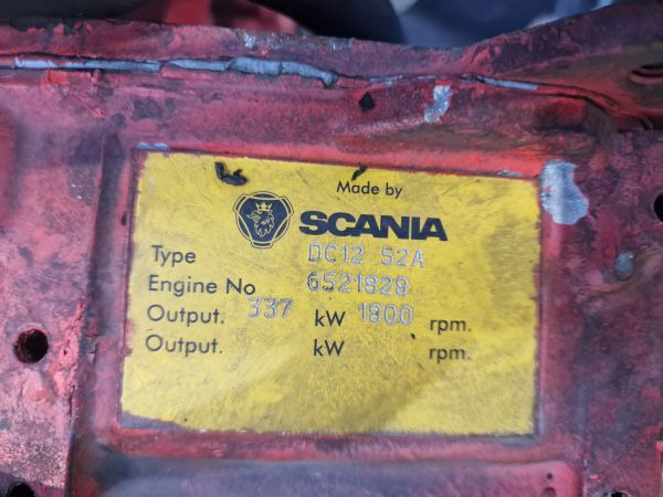 Scania DC12 52A Engine (Industrial) - Двигатель для Промышленного оборудования: фото 2 Scania DC12 52A Engine (Industrial) - Двигатель для Промышленного оборудования: фото 2