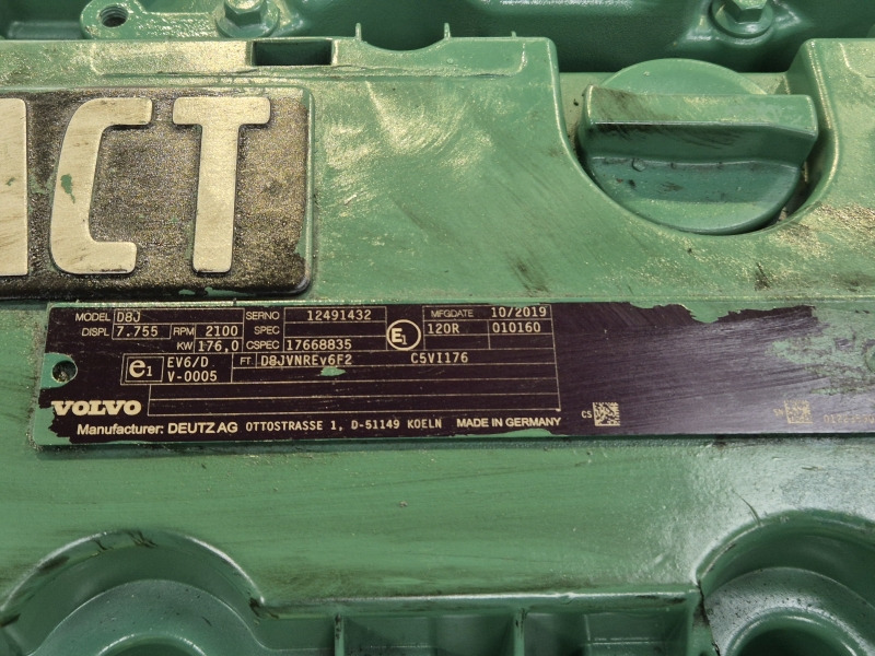 Volvo L110H D8J Genuine Reconditioned Engine (Plant) - Двигатель для Строительной техники: фото 2 Volvo L110H D8J Genuine Reconditioned Engine (Plant) - Двигатель для Строительной техники: фото 2