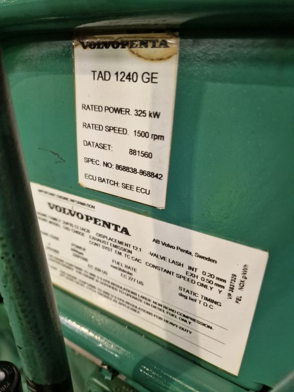 Volvo TAD1240GE Engine (Industrial) - Двигатель для Промышленного оборудования: фото 2 Volvo TAD1240GE Engine (Industrial) - Двигатель для Промышленного оборудования: фото 2
