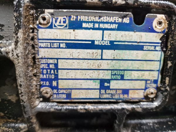 ZF 6S1000TO Gearbox - Коробка передач: фото 2 ZF 6S1000TO Gearbox - Коробка передач: фото 2