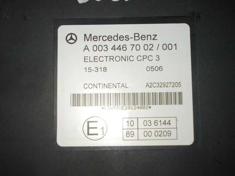 Mercedes-Benz A 003 446 70 02 CPC 3 MODULEN MERCEDES ATEGO EURO 6 - Электрическая система для Грузовиков: фото 3 Mercedes-Benz A 003 446 70 02 CPC 3 MODULEN MERCEDES ATEGO EURO 6 - Электрическая система для Грузовиков: фото 3