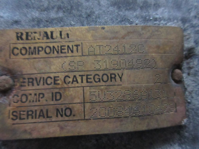 Renault AT 2412 C 3190492 TRANSMISSIE RENAULT AE 480 EURO 5 - Коробка передач для Грузовиков: фото 5 Renault AT 2412 C 3190492 TRANSMISSIE RENAULT AE 480 EURO 5 - Коробка передач для Грузовиков: фото 5