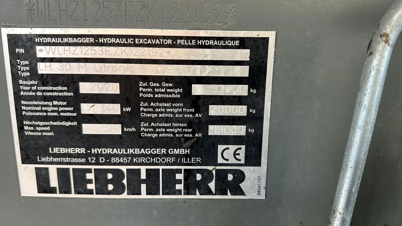 Перегружатель Liebherr LH 30 M: фото 25