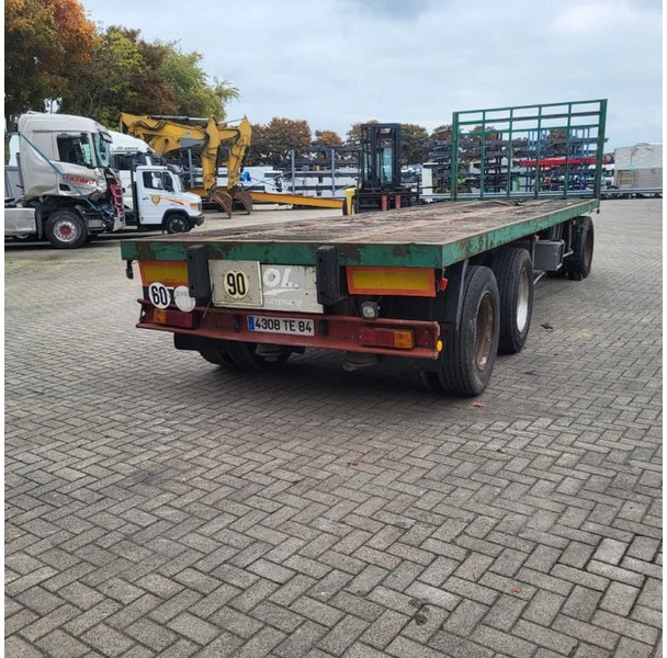 Trouillet RT 3240 / AIR SUSPENSION / PLATEAU 8M / LOADING HEIGHT:115CM / DRUM BRAKES / 3X ROR AXLES / 1990 - Прицеп: фото 4 Trouillet RT 3240 / AIR SUSPENSION / PLATEAU 8M / LOADING HEIGHT:115CM / DRUM BRAKES / 3X ROR AXLES / 1990 - Прицеп: фото 4