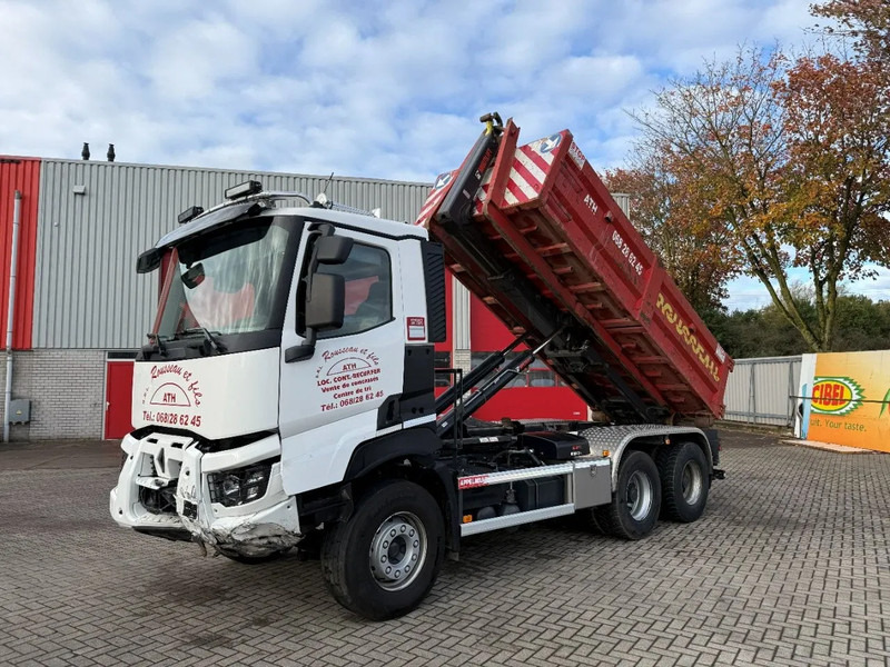 Renault C480 / ENGINE RUNNING / 6X4 / HIAB 21TON HOOKLIFT / ONLY:146334 KM / AUTOMATIC / EURO-6 / 2020 - Крюковой мультилифт: фото 1 Renault C480 / ENGINE RUNNING / 6X4 / HIAB 21TON HOOKLIFT / ONLY:146334 KM / AUTOMATIC / EURO-6 / 2020 - Крюковой мультилифт: фото 1
