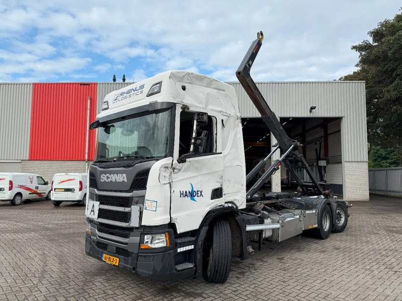 Scania NGS R410 / ENGINE RUNNING / RETARDER / LIFT+LENKACHSE / HIAB 21TON HOOK / NL TRUCK / FRIDGE / EURO-6 / 2019 - Крюковой мультилифт: фото 1 Scania NGS R410 / ENGINE RUNNING / RETARDER / LIFT+LENKACHSE / HIAB 21TON HOOK / NL TRUCK / FRIDGE / EURO-6 / 2019 - Крюковой мультилифт: фото 1