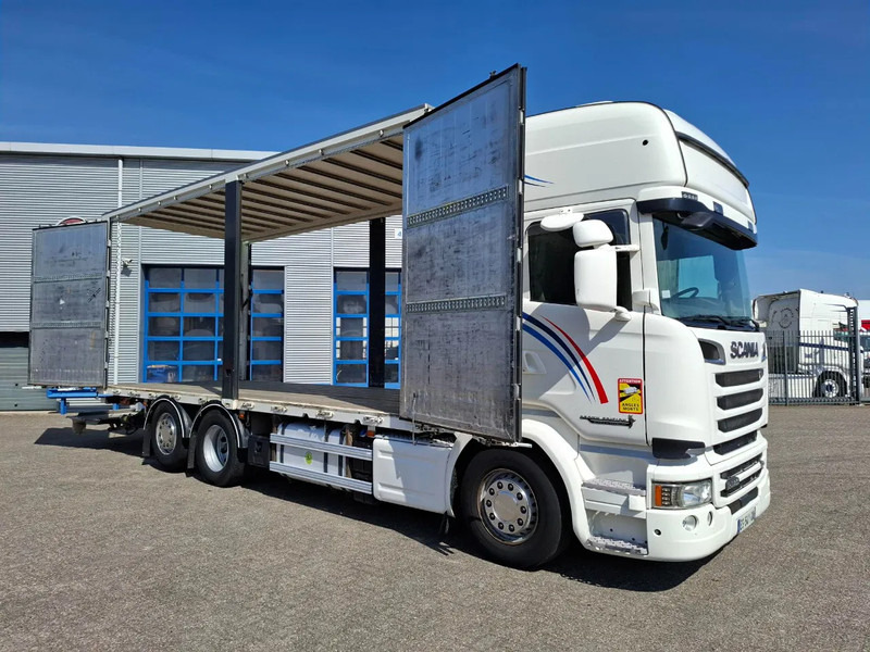 Scania R580 V8 / RETARDER / DOUBLE TANK / PARKCOOL / FULL-AIR / 2SIDE OPEN / PLATFORM 1500 KG / TUV:20-10-2025 / NAVI / LWDS / FRIDGE / - Грузовик с закрытым кузовом: фото 4 Scania R580 V8 / RETARDER / DOUBLE TANK / PARKCOOL / FULL-AIR / 2SIDE OPEN / PLATFORM 1500 KG / TUV:20-10-2025 / NAVI / LWDS / FRIDGE / - Грузовик с закрытым кузовом: фото 4