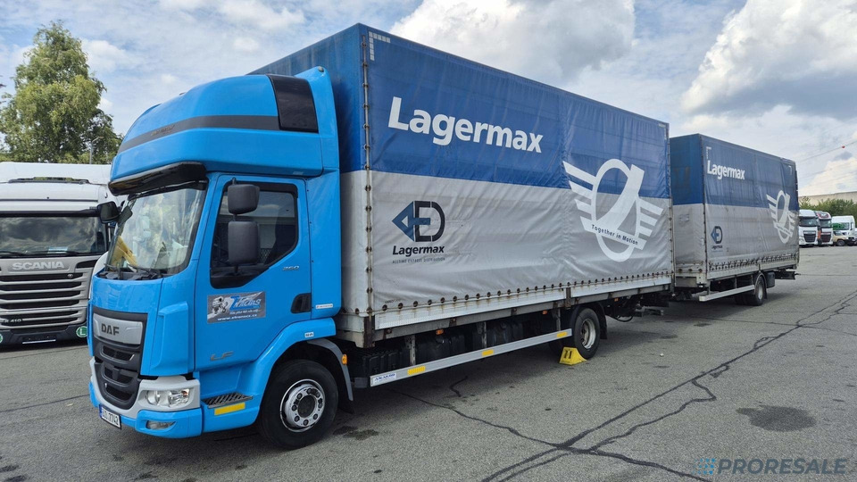 DAF LF 260 FA EURO 6 valník s plachtou - Тентованный грузовик: фото 2 DAF LF 260 FA EURO 6 valník s plachtou - Тентованный грузовик: фото 2
