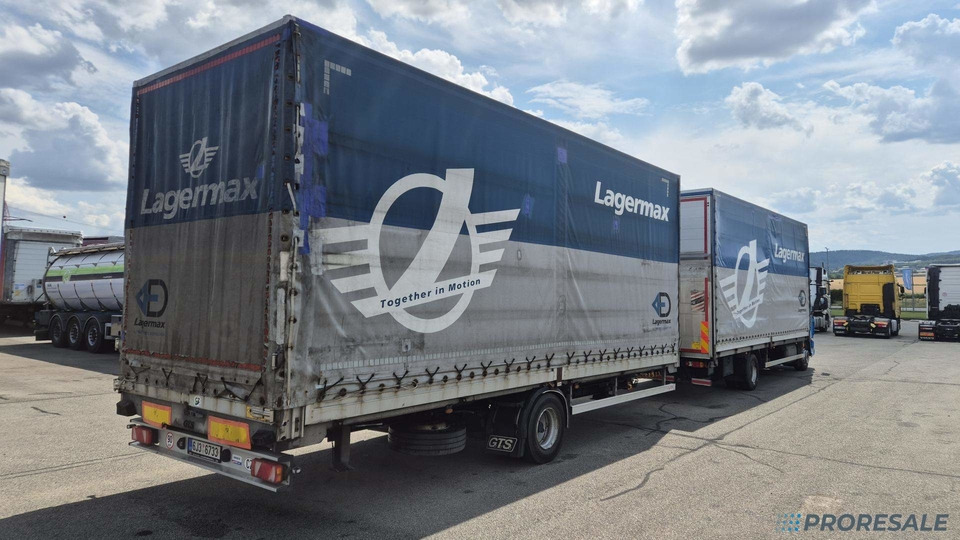 DAF LF 260 FA EURO 6 valník s plachtou + hydraulické čelo - prodejné jen s přívěsem GTS P0471Z - cena je za celou soupravu - Тентованный грузовик: фото 3 DAF LF 260 FA EURO 6 valník s plachtou + hydraulické čelo - prodejné jen s přívěsem GTS P0471Z - cena je za celou soupravu - Тентованный грузовик: фото 3