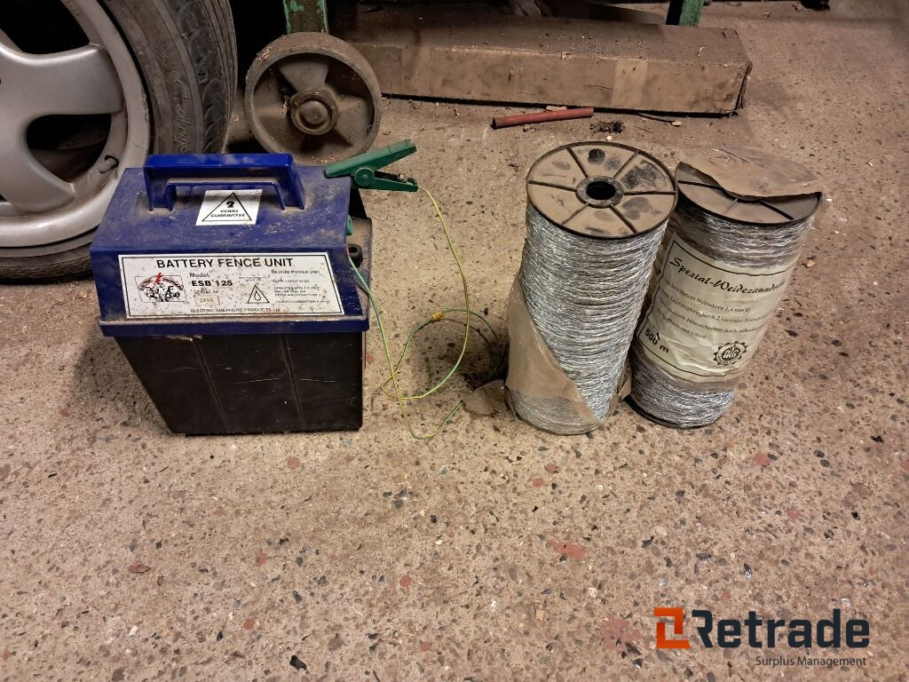 1000 m Elhegn med hegnsapparat fra Electric Shepherd ESB 125 - Сельскохозяйственная техника: фото 1 1000 m Elhegn med hegnsapparat fra Electric Shepherd ESB 125 - Сельскохозяйственная техника: фото 1