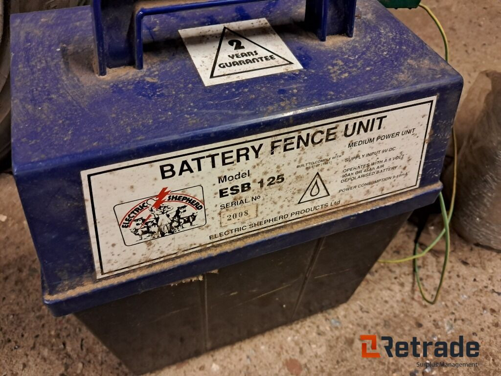 1000 m Elhegn med hegnsapparat fra Electric Shepherd ESB 125 - Сельскохозяйственная техника: фото 2 1000 m Elhegn med hegnsapparat fra Electric Shepherd ESB 125 - Сельскохозяйственная техника: фото 2