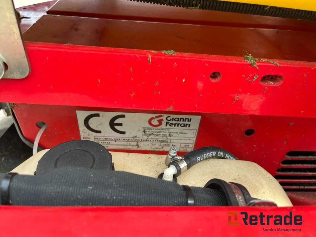 Сельскохозяйственная техника Plæne- og parkmaskiner GINNI FERRARI GF 630 I.I Plænetraktor: фото 19 Сельскохозяйственная техника Plæne- og parkmaskiner GINNI FERRARI GF 630 I.I Plænetraktor: фото 19