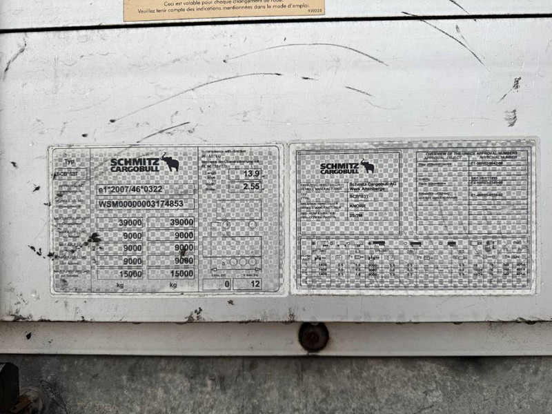 Тентованный полуприцеп Schmitz Cargobull SCB*S3T Drankentrailer / 3 Axles / Speed Curtain: фото 18