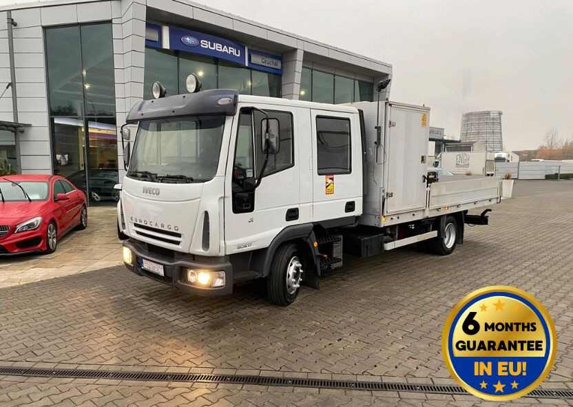 Iveco Eurocargo ML80E17 / HDS HMF / 1 Owner / Doka - Грузовик бортовой/ Платформа, Автоманипулятор: фото 1 Iveco Eurocargo ML80E17 / HDS HMF / 1 Owner / Doka - Грузовик бортовой/ Платформа, Автоманипулятор: фото 1