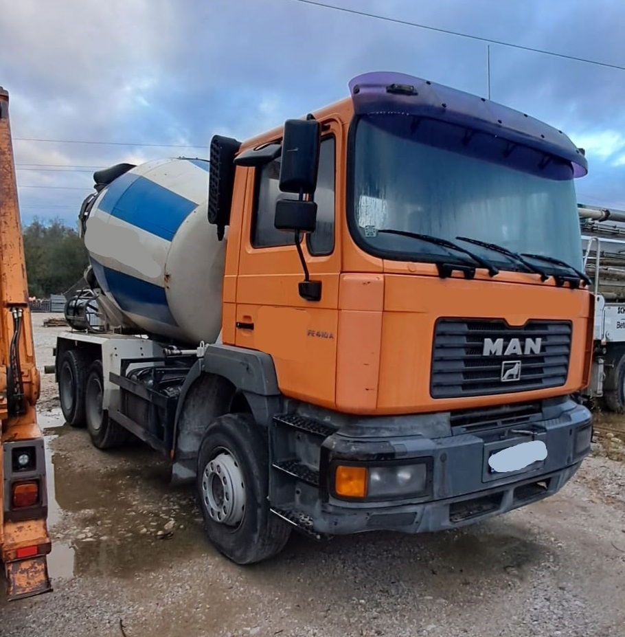MAN FE 410A 6x4 mixer - 7m3 - euro 3 - Автобетоносмеситель: фото 2 MAN FE 410A 6x4 mixer - 7m3 - euro 3 - Автобетоносмеситель: фото 2