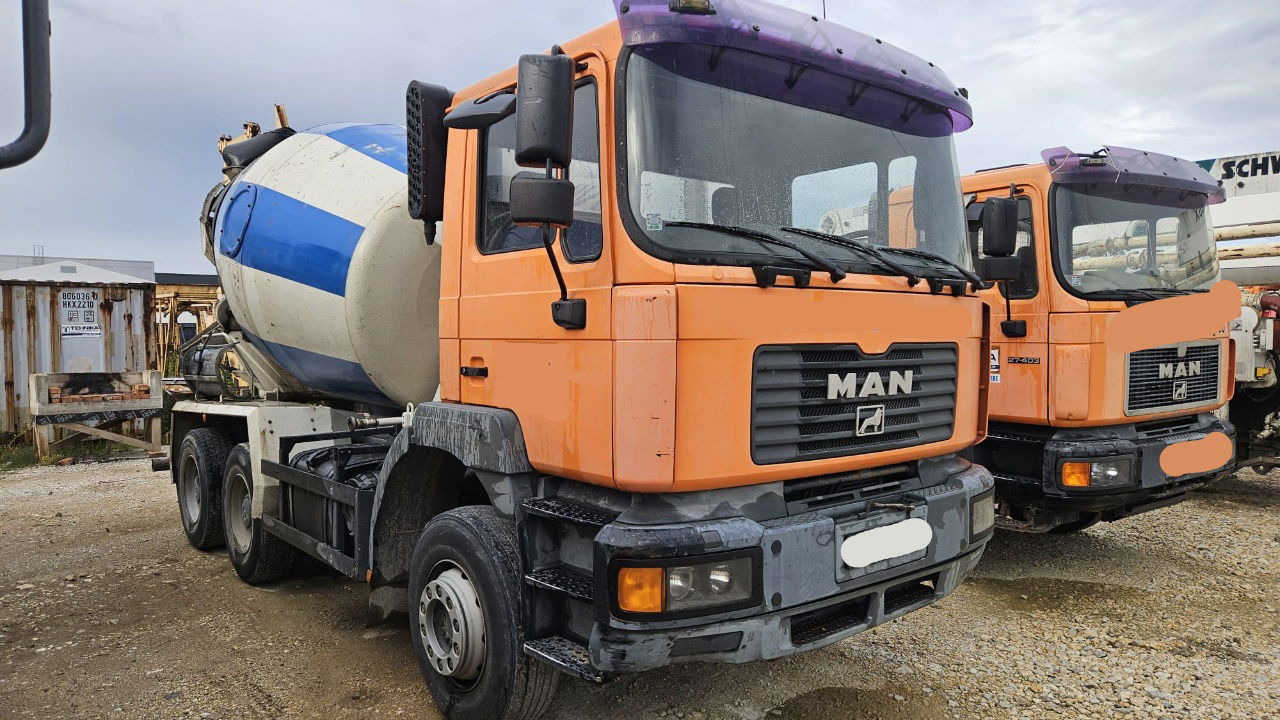 MAN FE 410A 6x4 mixer - 7m3 - euro 3 - Автобетоносмеситель: фото 2 MAN FE 410A 6x4 mixer - 7m3 - euro 3 - Автобетоносмеситель: фото 2