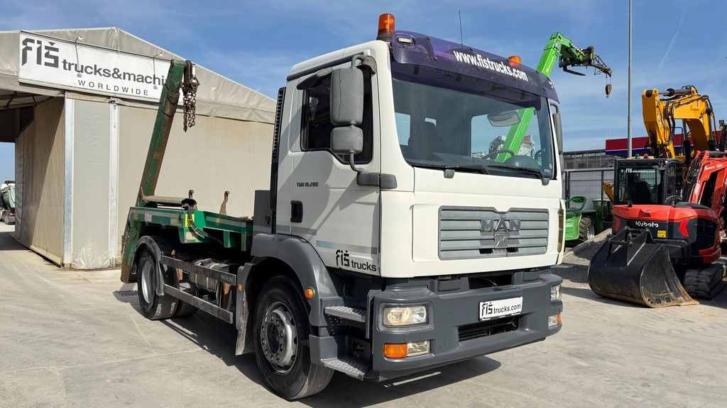 MAN TGM 18.280 4x2 absetz tipper - euro 3 - Грузовик-контейнеровоз/ Сменный кузов: фото 3 MAN TGM 18.280 4x2 absetz tipper - euro 3 - Грузовик-контейнеровоз/ Сменный кузов: фото 3