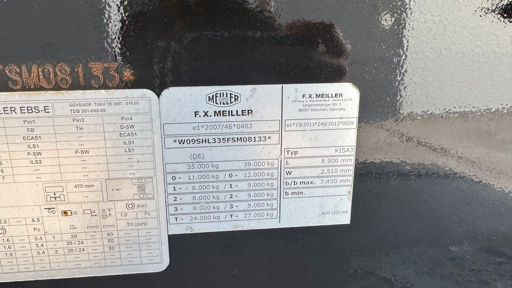 Самосвальный полуприцеп Meiller Kisa 3 - 3-Axle Tipper Trailer - hydr. back: фото 15 Самосвальный полуприцеп Meiller Kisa 3 - 3-Axle Tipper Trailer - hydr. back: фото 15