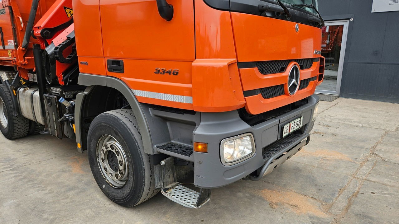 Mercedes-Benz Actros 3346 K palfinger PK 18002 - bordmatic - meiller tipper - EPS 3 pedals - Самосвал: фото 3 Mercedes-Benz Actros 3346 K palfinger PK 18002 - bordmatic - meiller tipper - EPS 3 pedals - Самосвал: фото 3