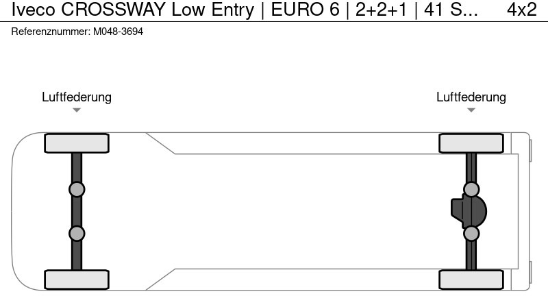 Городской автобус Iveco CROSSWAY Low Entry | EURO 6 | 2+2+1 | 41 SEATS: фото 15