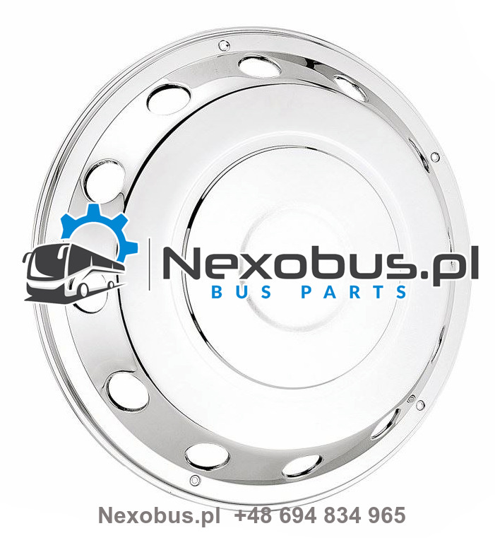 Kołpak 22.5 Nierdzewny przód Bova Neoplan MAN Scania Volvo Irisbus - Шины и диски для Автобусов: фото 1 Kołpak 22.5 Nierdzewny przód Bova Neoplan MAN Scania Volvo Irisbus - Шины и диски для Автобусов: фото 1