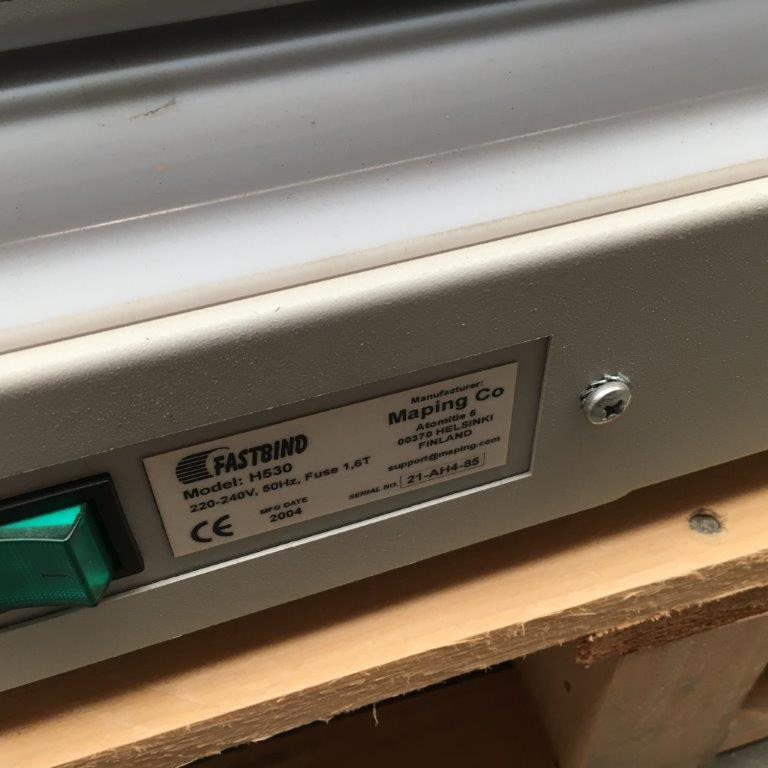 FASTBIND H530 Hardcover Book Binding Plate - Переплетная машина: фото 2 FASTBIND H530 Hardcover Book Binding Plate - Переплетная машина: фото 2