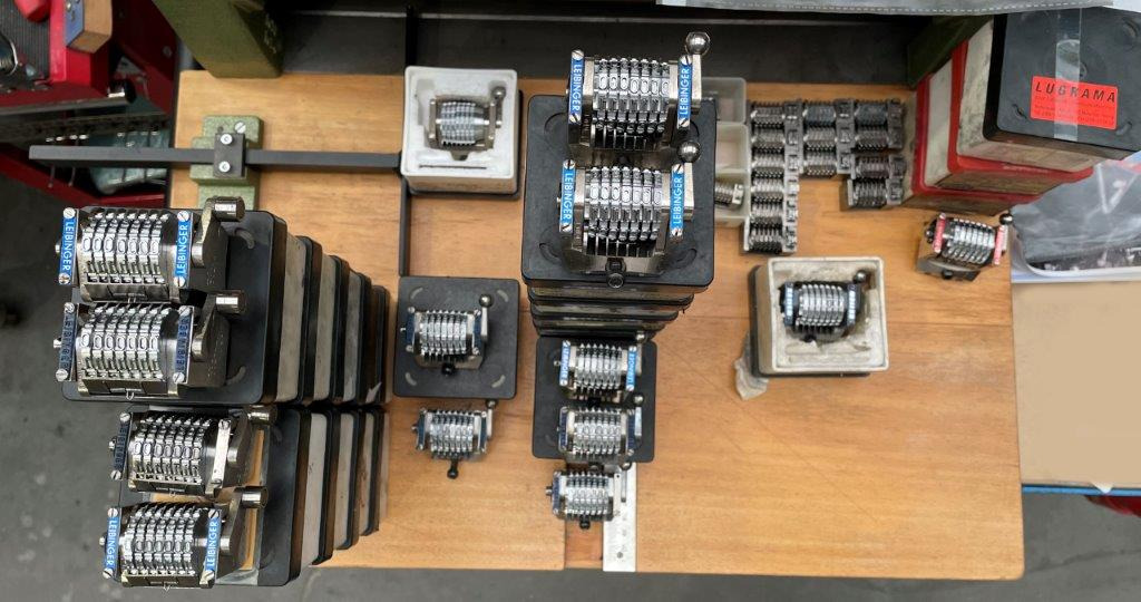 Запчасти для Печатного оборудования Leibinger numbering units Grade or cross-setting for Heidelberg GTO 46/52 or Speedmaster 52: фото 6