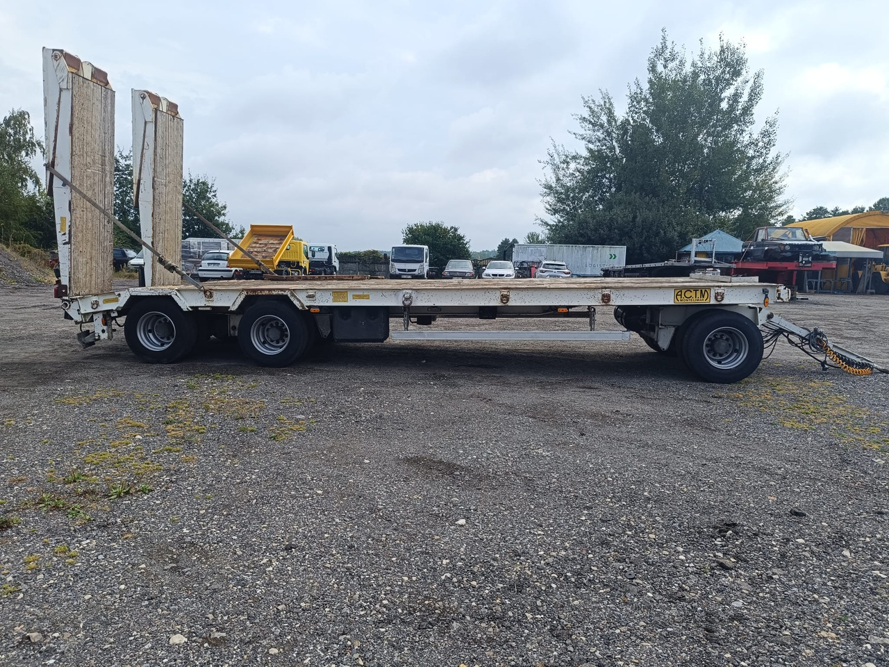 ACTM 3 osie  8m x 2,55 m lad 25 T - Низкорамный прицеп: фото 2 ACTM 3 osie  8m x 2,55 m lad 25 T - Низкорамный прицеп: фото 2