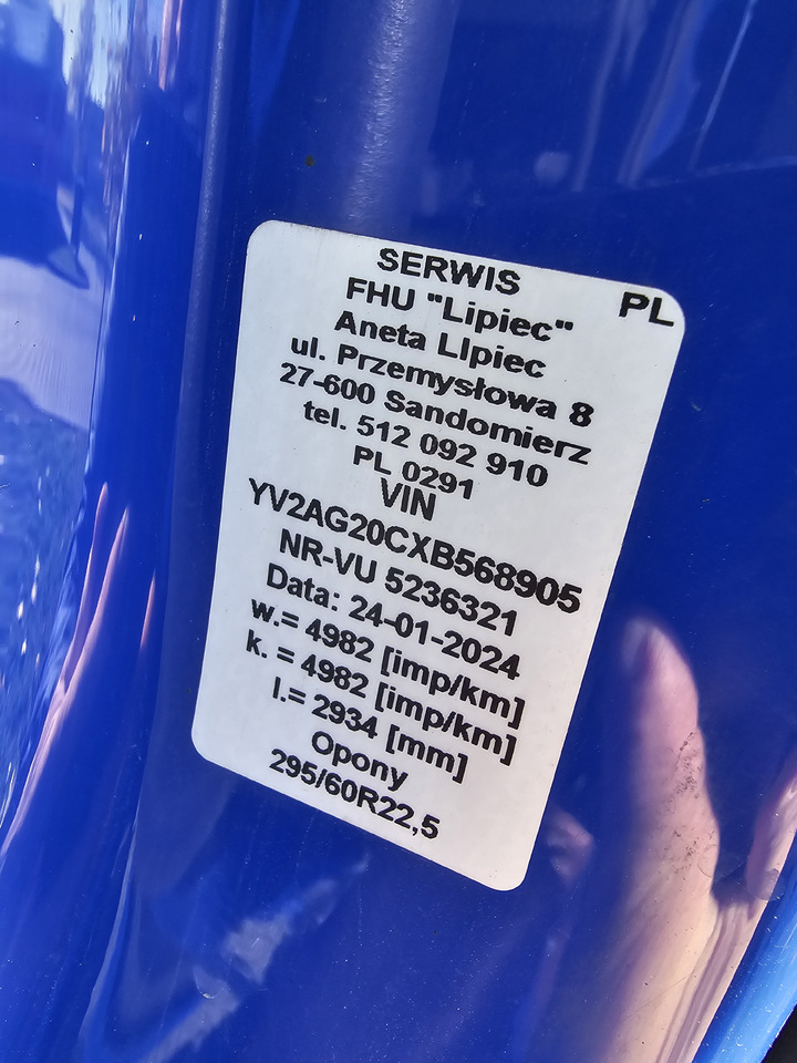 Тентованный грузовик VOLVO FH460 ZESTAW TANDEM 120 M3 PRZEJAZDOWY + PRZYCZEPA FIRANKA SAF: фото 22 Тентованный грузовик VOLVO FH460 ZESTAW TANDEM 120 M3 PRZEJAZDOWY + PRZYCZEPA FIRANKA SAF: фото 22