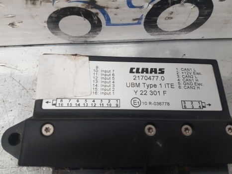 Claas Axion 800, 900, Arion 400, 500, 600 Ser 640 Ecu Ubm Type 1 Ite 0021704770 - Блок управления для Тракторов: фото 2 Claas Axion 800, 900, Arion 400, 500, 600 Ser 640 Ecu Ubm Type 1 Ite 0021704770 - Блок управления для Тракторов: фото 2