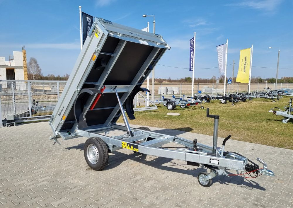 DEBON PW0 1300 kg EKO / 244 x 155 cm - Самосвальный прицеп: фото 4 DEBON PW0 1300 kg EKO / 244 x 155 cm - Самосвальный прицеп: фото 4