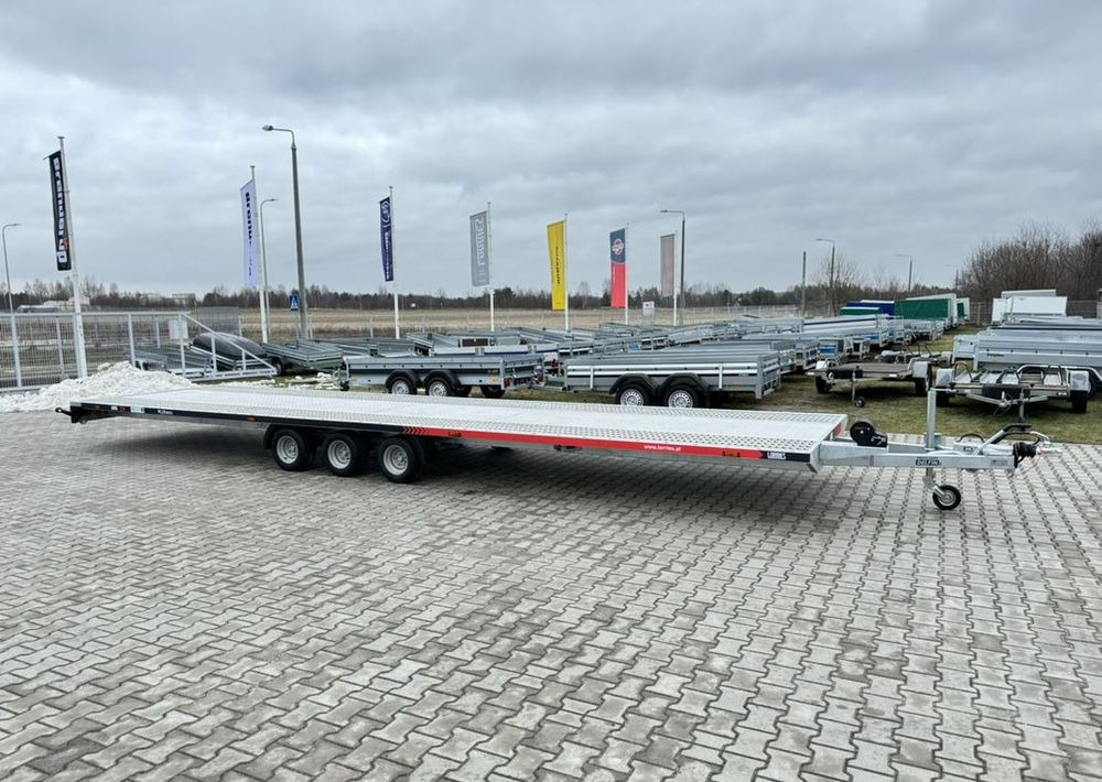 Lorries Lorries PL35-8521 laweta na dwa auta 3500kg wypełnienie podłogi ALU 3 osie - Прицеп-автовоз: фото 2 Lorries Lorries PL35-8521 laweta na dwa auta 3500kg wypełnienie podłogi ALU 3 osie - Прицеп-автовоз: фото 2