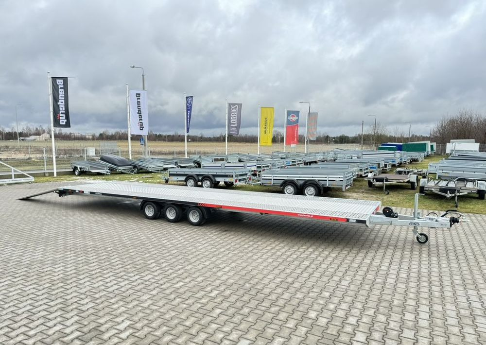 Lorries Lorries PL35-8521 laweta na dwa auta 3500kg wypełnienie podłogi ALU 3 osie - Прицеп-автовоз: фото 1 Lorries Lorries PL35-8521 laweta na dwa auta 3500kg wypełnienie podłogi ALU 3 osie - Прицеп-автовоз: фото 1