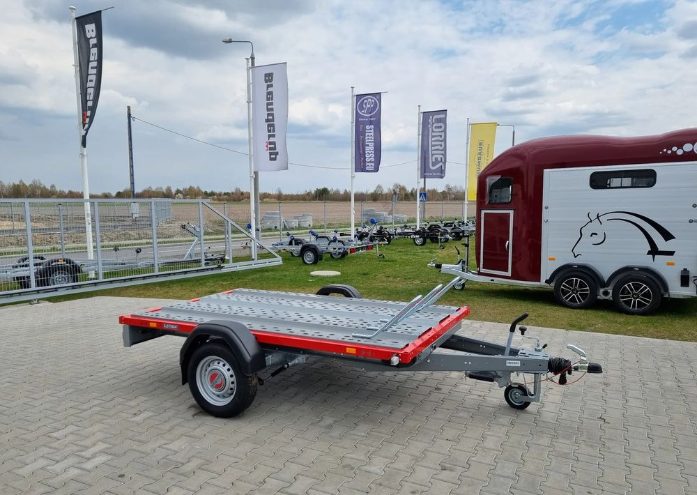 STEMA Stema STM 02 10-25-15.1 red | 251x153 cm 3 motocykle | DMC 1000kg - Прицеп для мотоцикла: фото 1 STEMA Stema STM 02 10-25-15.1 red | 251x153 cm 3 motocykle | DMC 1000kg - Прицеп для мотоцикла: фото 1
