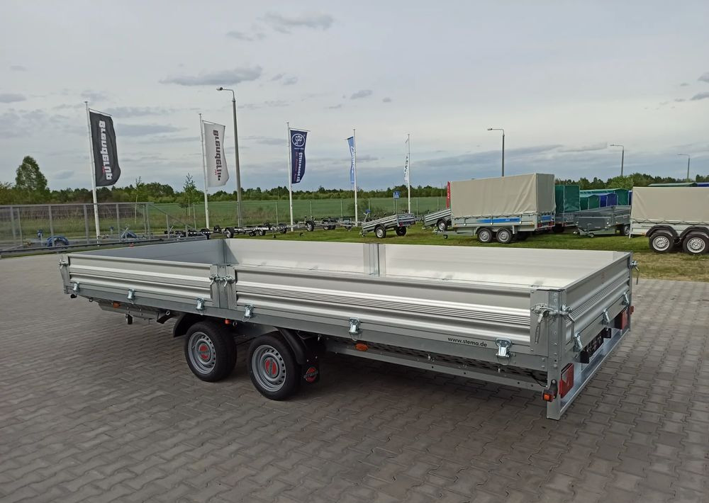 Stema Przyczepa 510x213 cm ALU 3,5T hamowana - Прицеп бортовой/ Платформа: фото 5 Stema Przyczepa 510x213 cm ALU 3,5T hamowana - Прицеп бортовой/ Платформа: фото 5
