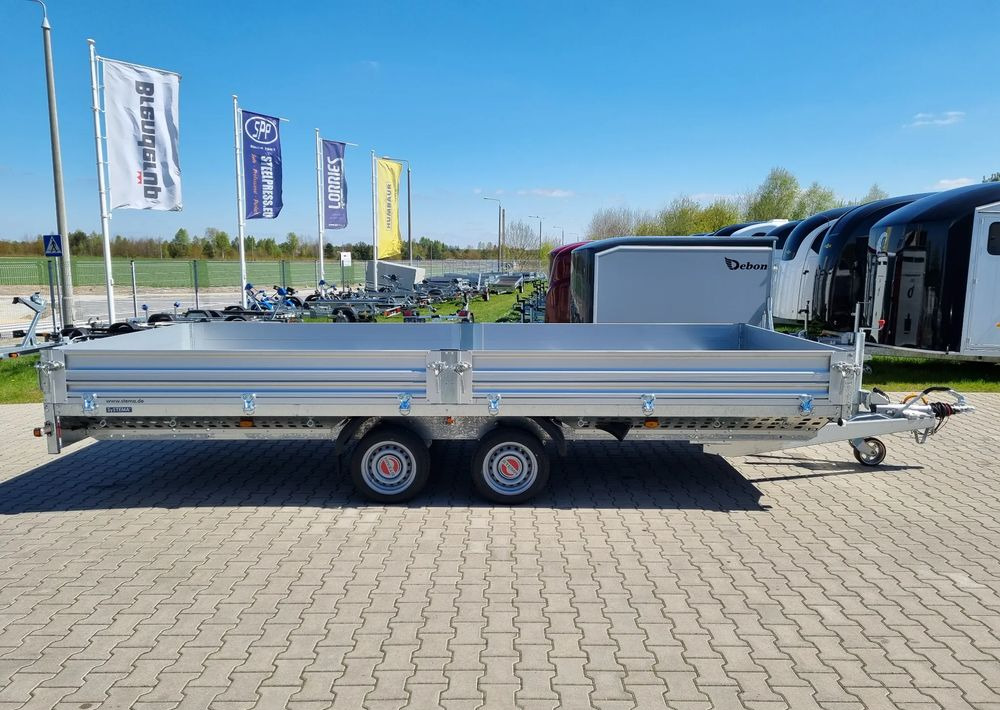 Stema Przyczepa 510x213 cm ALU 3,5T hamowana - Прицеп бортовой/ Платформа: фото 2 Stema Przyczepa 510x213 cm ALU 3,5T hamowana - Прицеп бортовой/ Платформа: фото 2
